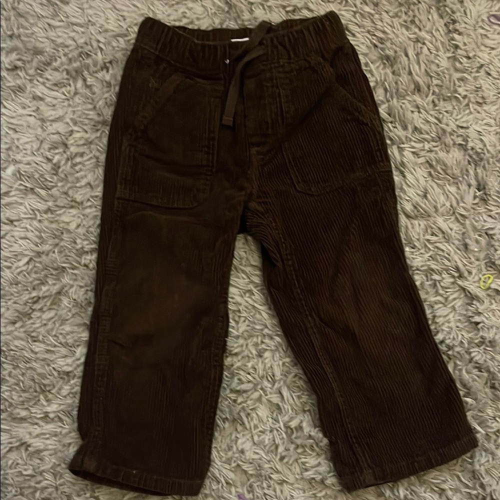Brown Corduroy Kids Pants